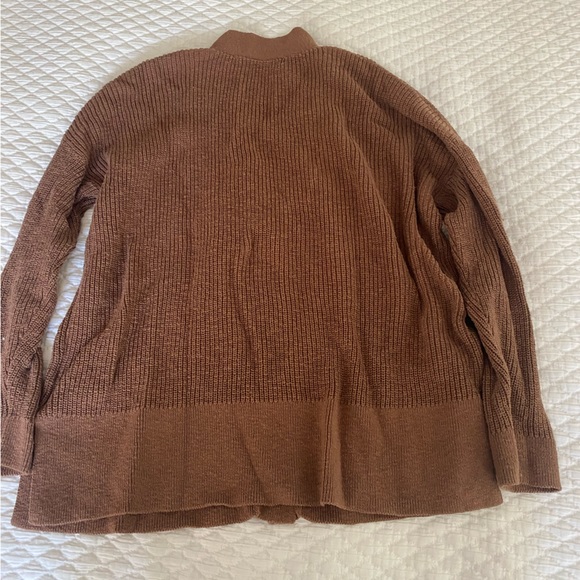 Madewell Lovell Cardigan Sweater in brown, size small - Picture 2 of 6